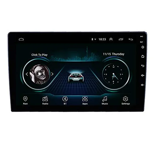 Auto-Videoradio GPS-Navigation für Universal-Stereo-RHD-Unterstützung Bluetooth USB WIFI 1080P Mirror Link DVR 9 Zoll Android 10