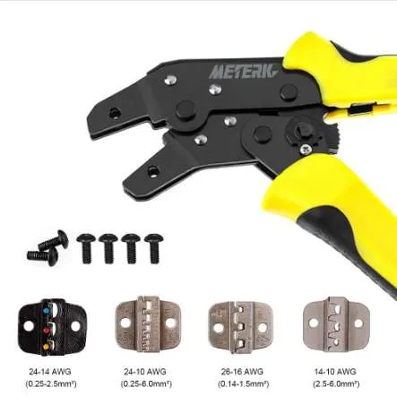 4 In 1 Multitool Wire Crimper pliers Tools Engineering Ratchet Terminal Crimping tool Ferramentas Wire Stripper S2 Screwdiver