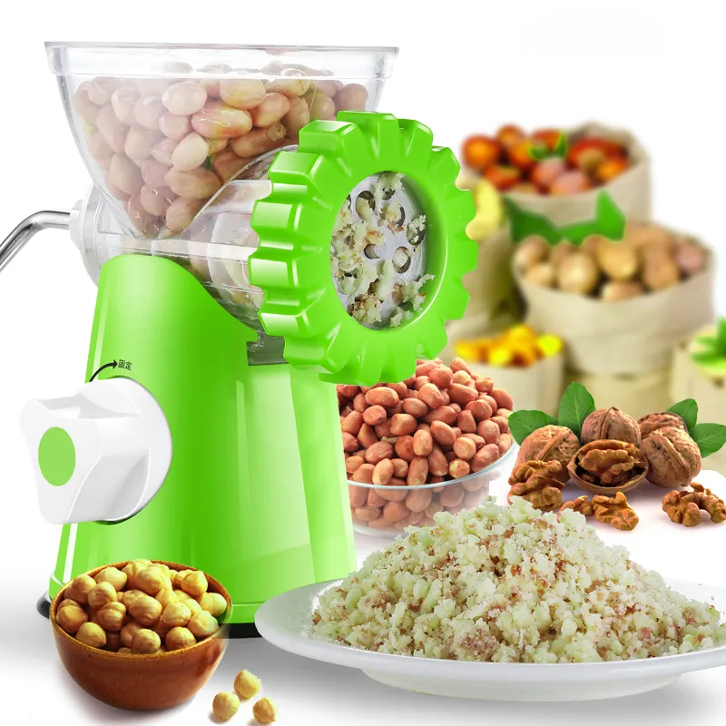 Multifunctional Home Manual Meat Grinder For Mincing Meat/Vegetable/Spice Hand-cranked Meat Mincer Sausage Easy For Cleaning