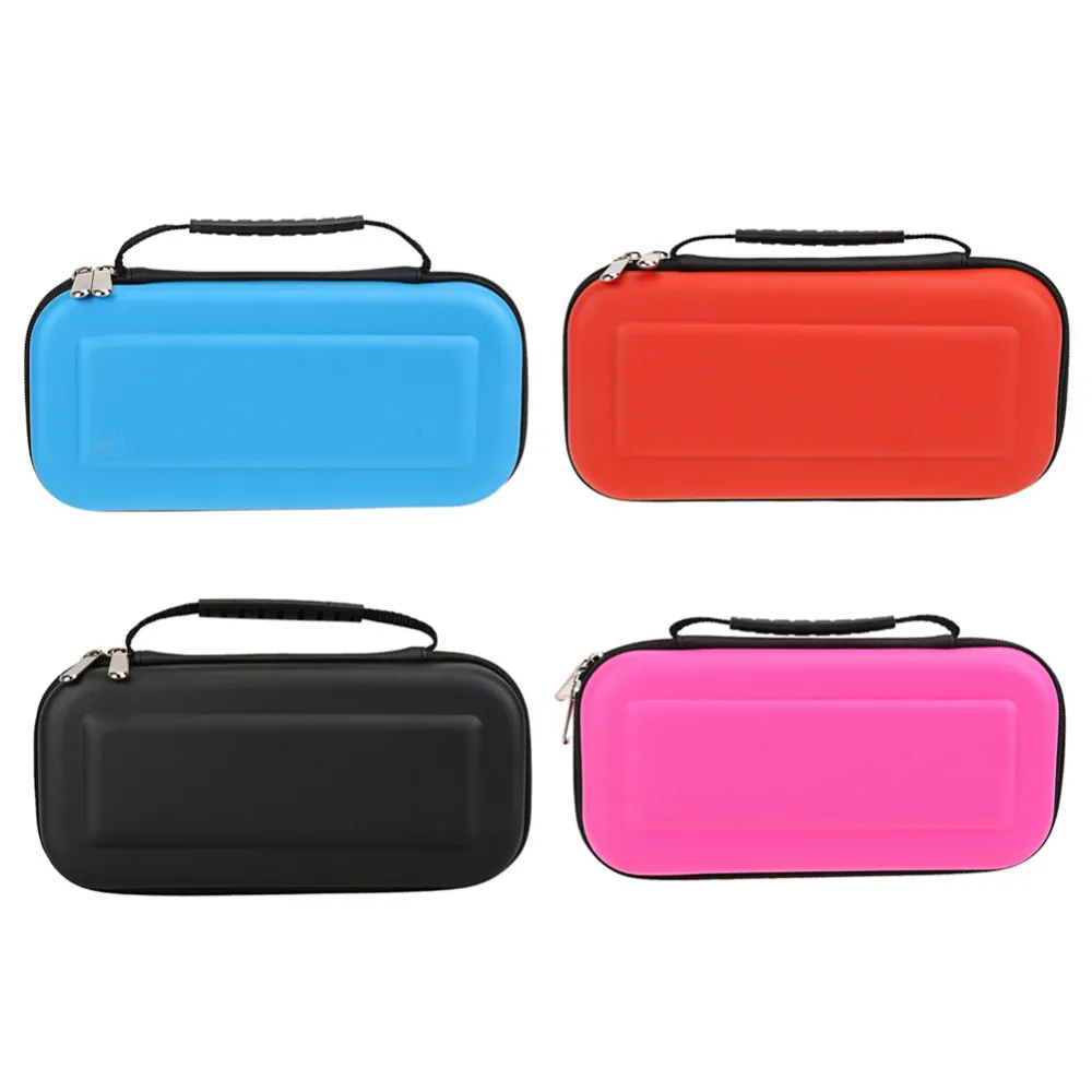 EVA Carrying Case Bag för Nintendo Switch Hard Durable Game Card Storage Portable Case med glidande handtag 100st / lot crexpress