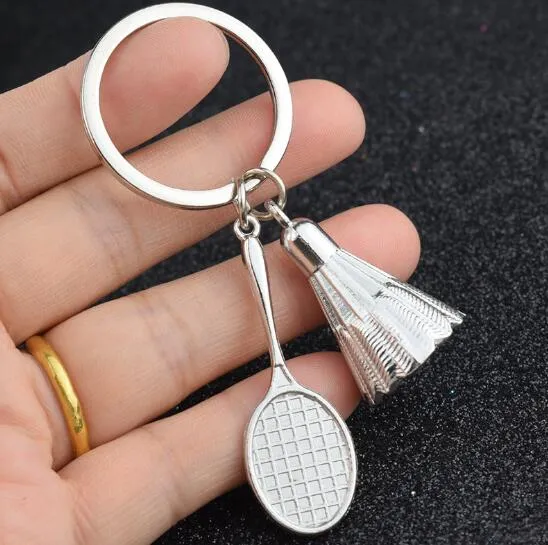 Tennis Keychain Badminton Racket Set: Creative Badminton Keychain ...