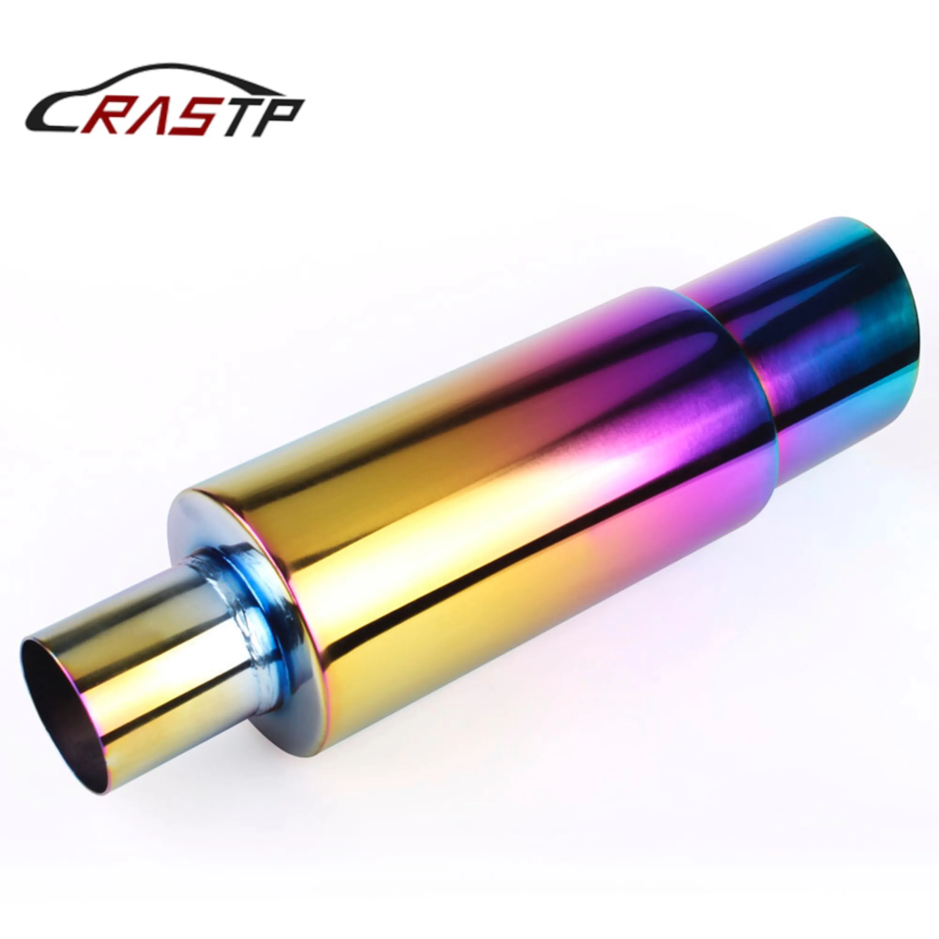 RASTP Hi Power Universal 304 Stainless Steel Exhaust Pipe Racing