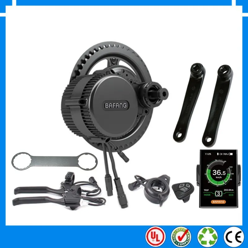 الاتحاد الأوروبي الولايات المتحدة أي ضرائب بافانغ BBS02B 36 فولت 500 واط ebike موتور مع c965 lcd بافانغ منتصف محرك كهربائي تحويل مجموعات