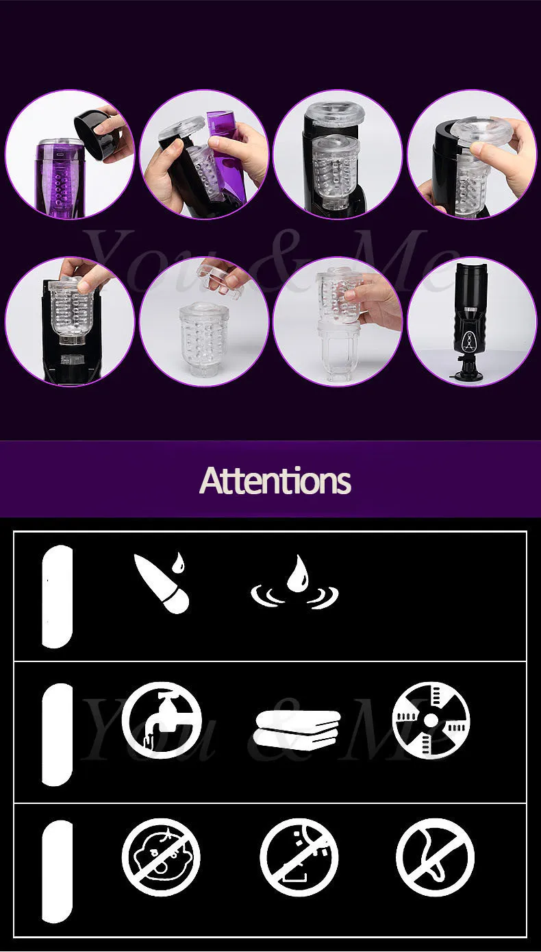 Electric Automatic Masturbator With Heating And Piston Function_voghion.com