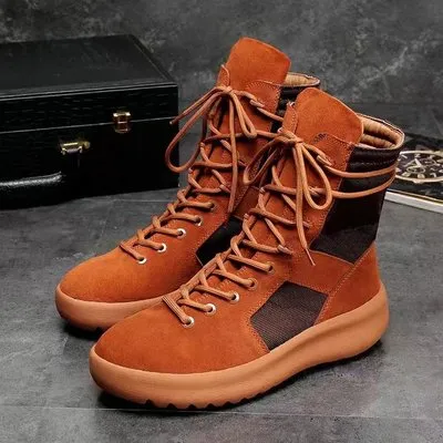 2019 hot Best Quality Men and Women Martin Boots  Top Military Sneakers Hight Army BootsFashion Shoes Brand high boots