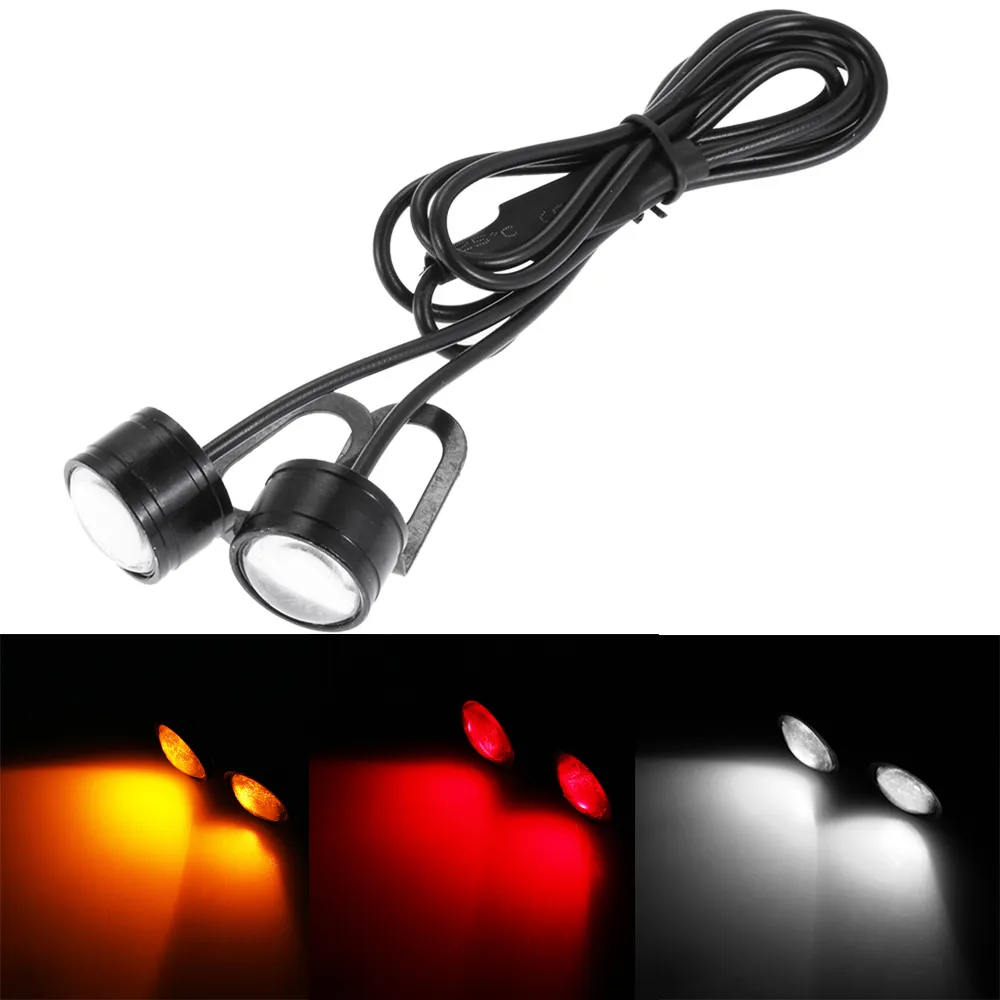 Wysokiej jakości 10x DC 12 V 5W Motocykl Sygnał Strobe Light DRL DZIEŃ DZIEŃ Lekka miga lampa TS Lampki kopii zapasowej 18mm DRL Lampa Parking Sig