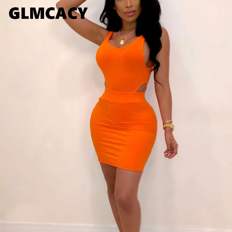 Dames Sexy Zomer Backless Bodycon Mini Dress Cutout Sleevless Streetwear Night Out Club Party Jurken