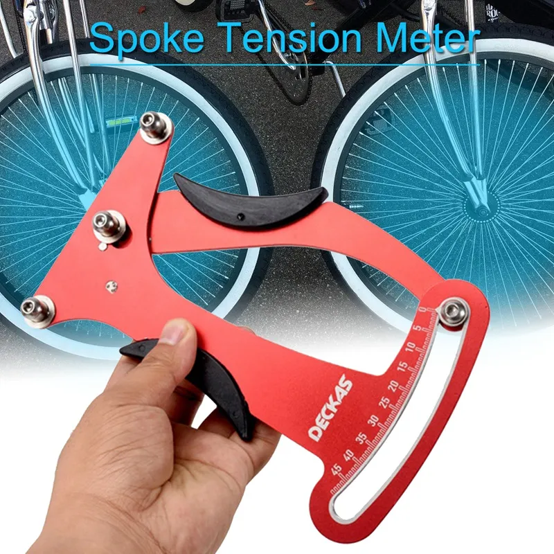 Attrezi Builders Tool Fahrrad-Rad-Fahrrad-Speichen-Spannungsmesser-Anzeige Tensiometer-Messgerät