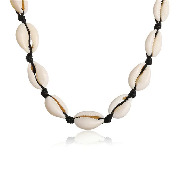 Vsco Puka Shell Necklaces Woven Natural Shells For Girls Hawaiian Style Beach Seashell Sea Shell Choker Perfect Party Gift From Miazhu 1.21 DHgate.Com