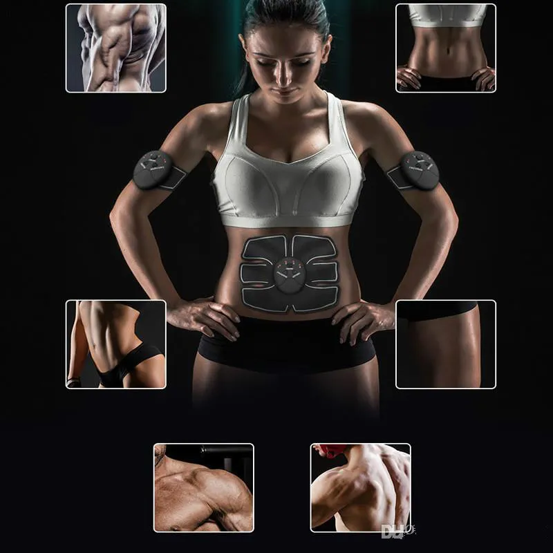 Fabriksprisbuk Muskelträning Stimulator Enhet Hem Fitness Beauty Gear Wireless Ems Belt Gym Professinal Body Slimming Massager