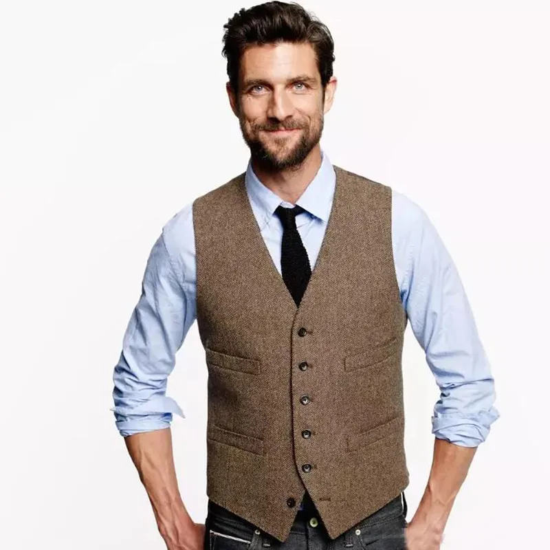 mens vintage dress vests Olmoleons Plaid Suit Vest Casual Slim Fit Single Breasted Waistcoat Vest Retro Business Vest : Clothing, Shoes & Jewelry Product Description 2019 Wedding Vests Notch Lapel