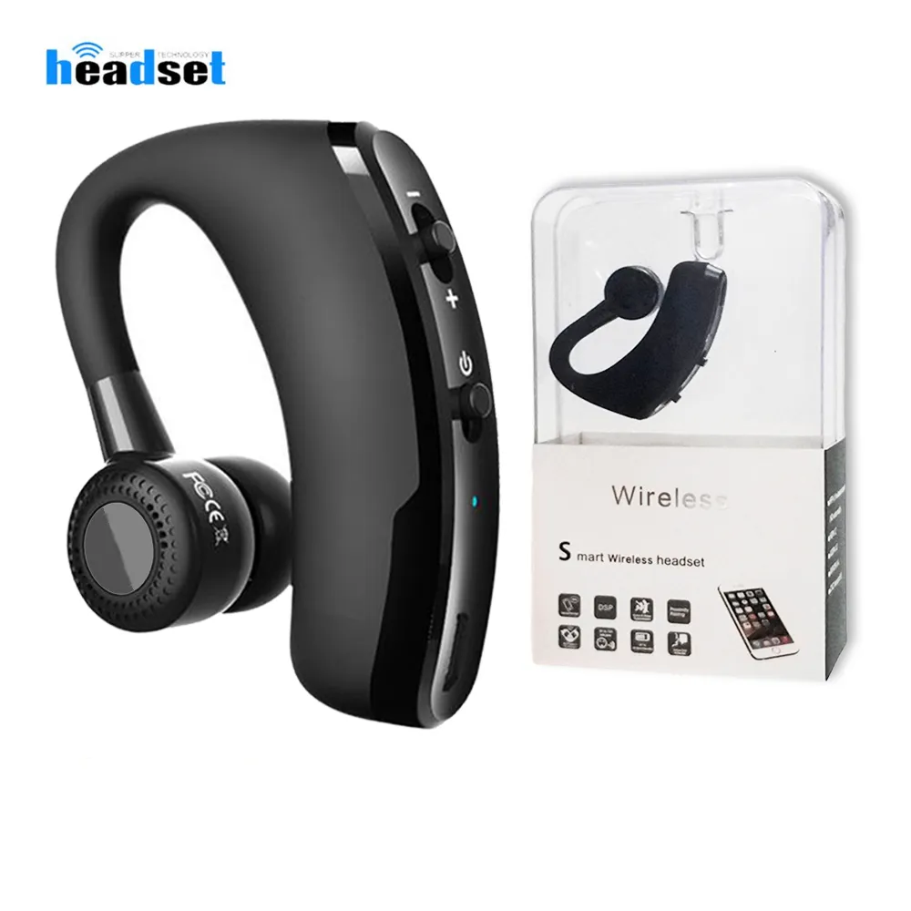 Bluetooth Headset V9 V8 Wireless Earphones, CSR V4.1 Noise Control