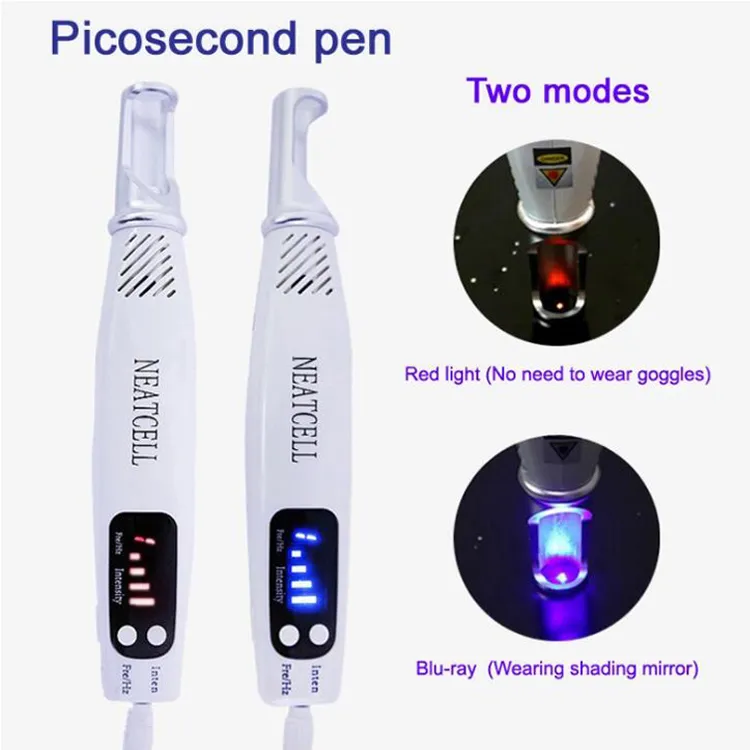 Other Beauty Equipment Picosecond Laser Pen Blue Light Therapy Pigment Tattoo Scar Mole Freckle Removal Dark Spot Remover Machine