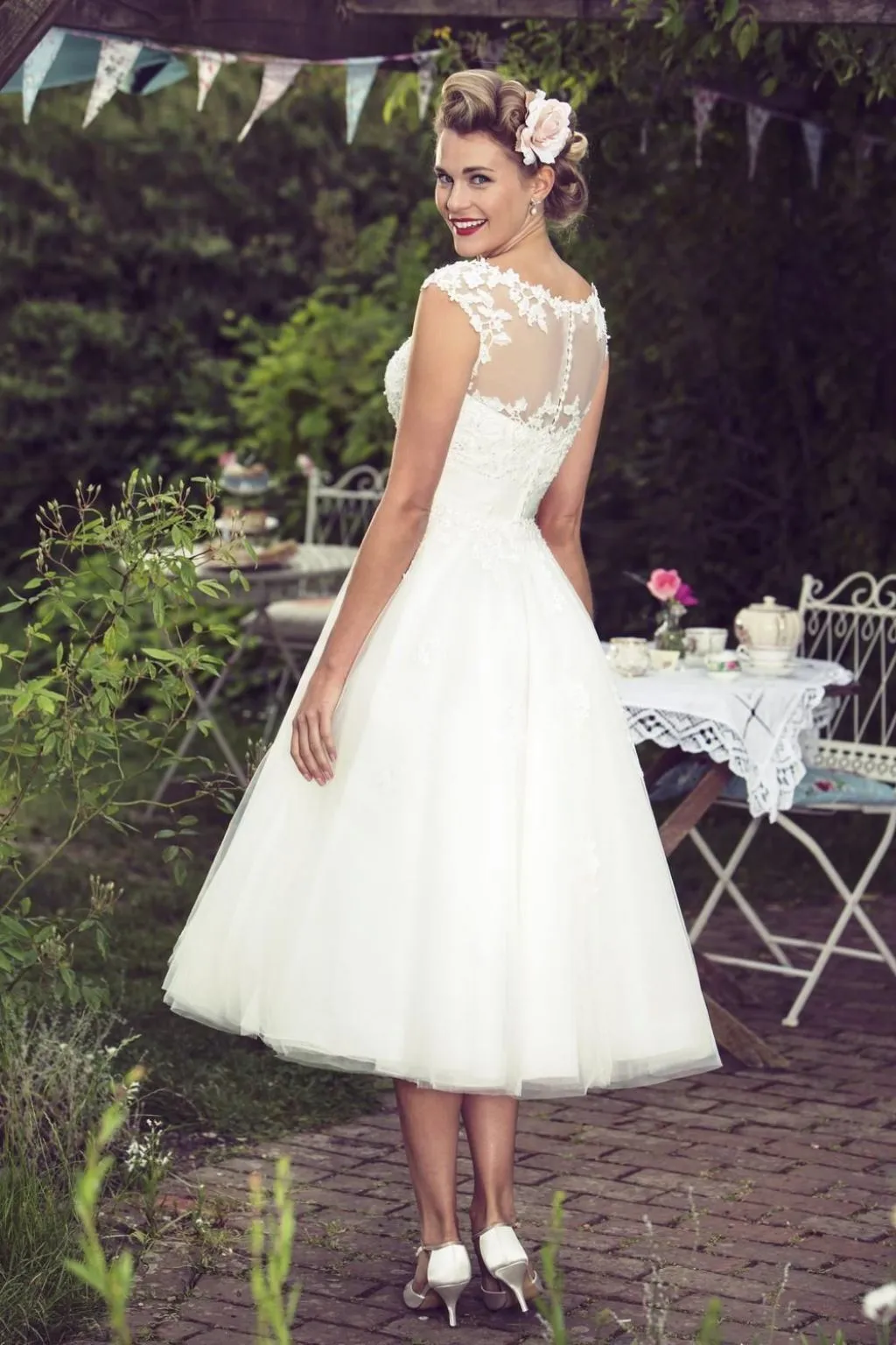 Tea length wedding dresses sales canada