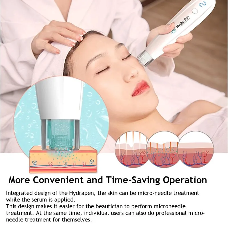 Byte 3ml Innehållbara mikronedelpatron Tips för Hydrapen H2 Derma Pen Hydra Needle Skin Care Beauty Mesotherapy Device