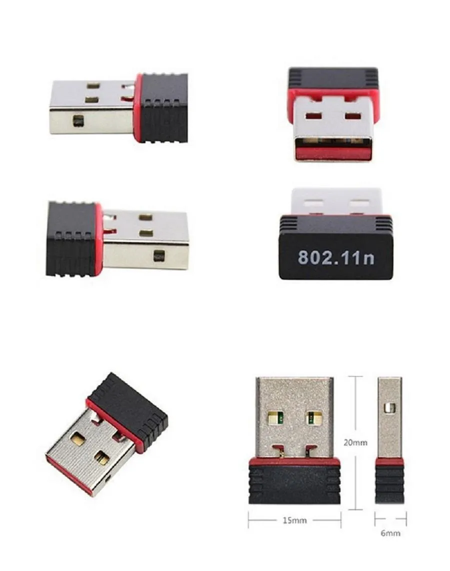 새로운 150m USB 와이파이 무선 어댑터 150Mbps IEEE G B 미니 아티나 어댑터 칩셋