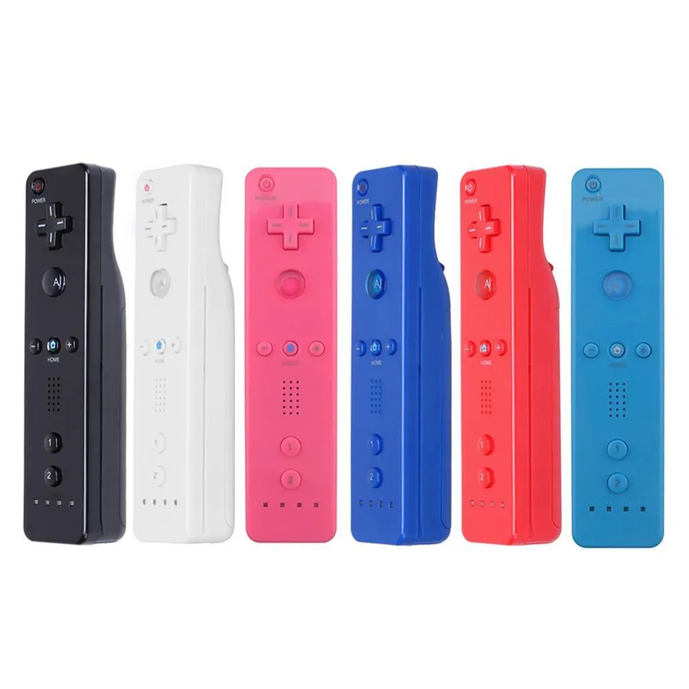 Controladores remotos wiimote inalámbricos de 6 colores para joystick Wii Gamepad sin movimiento más ENVÍO RÁPIDO de alta calidad