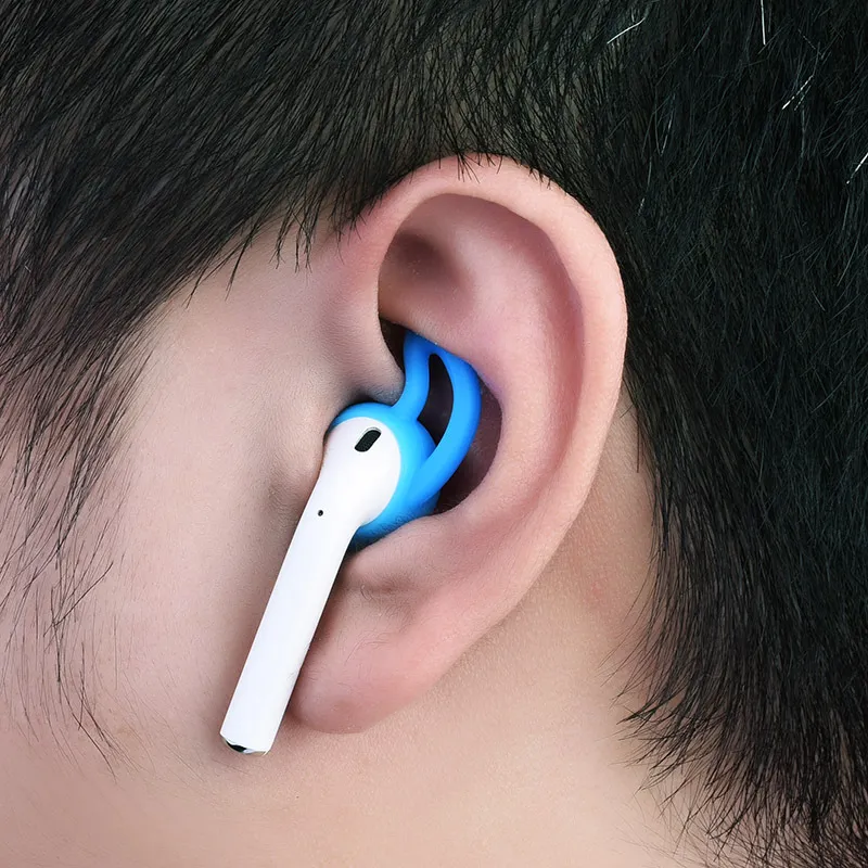 Étui pour écouteurs en Silicone, housse pour écouteurs Airpods intra-auriculaires, embout d'oreille, ailes à crochet, capuchon d'oreille, livraison rapide