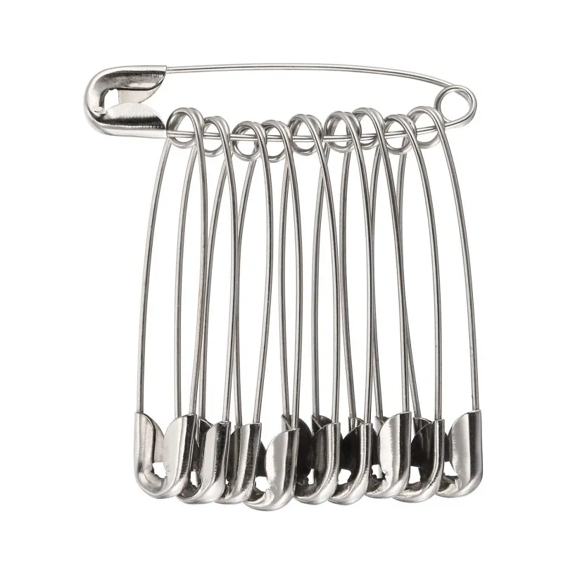 500 Durable Safety Pins Sizes 3 45mm Ideal For Sewing, Craft Wire