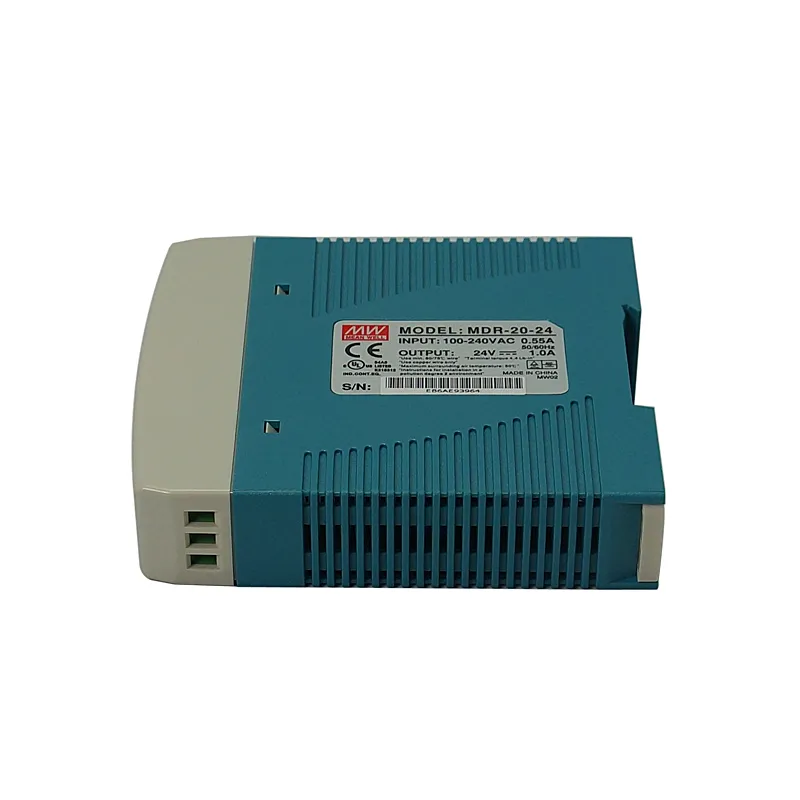 LY CNC Router Tools MDR-20 Power MDR-20-24 24V 1A Single Output Industrial DIN Rail DC Power Supply