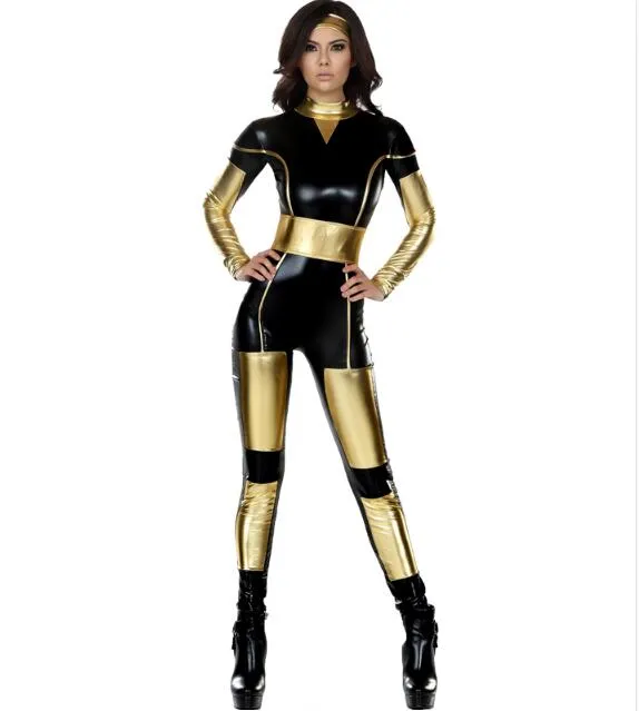 Female Superhero Costume Full Bodysuit Shiny Metallic Lycra Spandex Zentai  Cosplay for Women Girls from Dhgate Catsuit Costumes - price 38.38