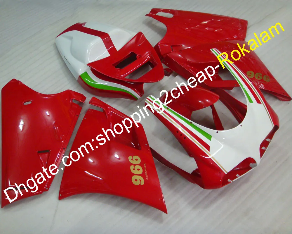 916 998 Fairing for Ducati Parts 996 748 1996 1997 1998 1999 2000 2000 2002 ABS Bodywork Fairings مجموعة كاملة (صب حقن)