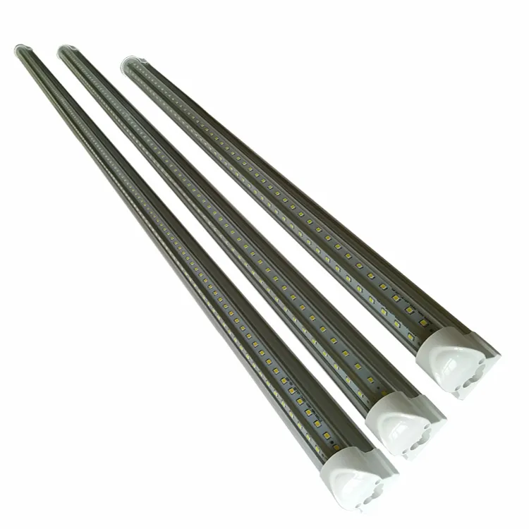 4ft 5ft 6ft 8ft 8ft LED Tube Light V شكل متكامل LED أنابيب LED 4 5 6