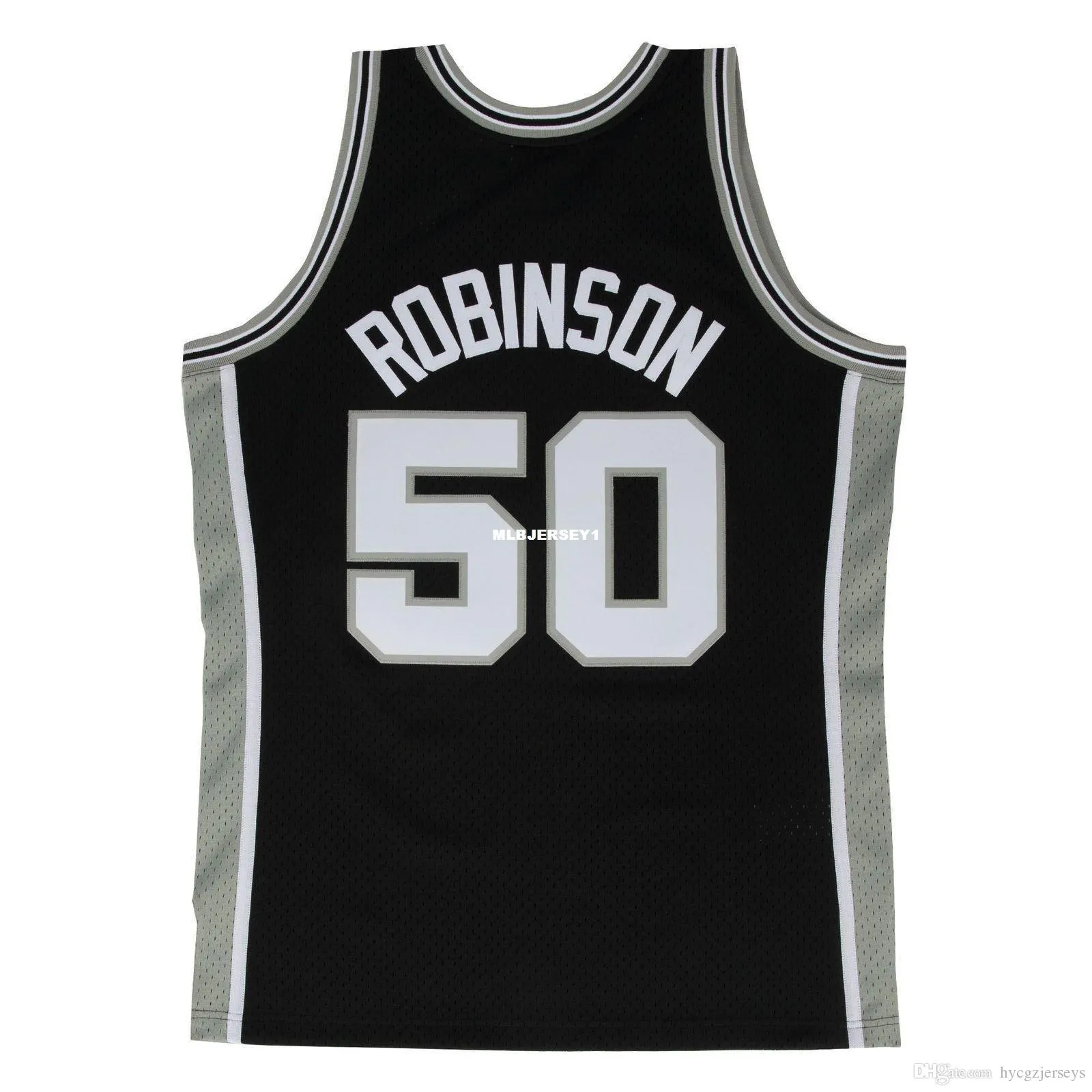 DAVID ROBINSONレプリカジャージ Old Style Stitched Retro Basketball Jerseys San Antonio 21