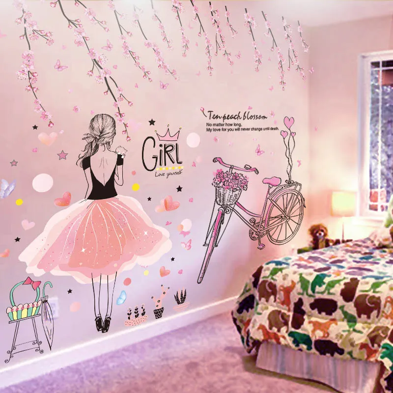 40 Stickers Nœud Rose En PVC Imperméable - Pour Chambre D’enfant, Frigo, Ordinateur - 5