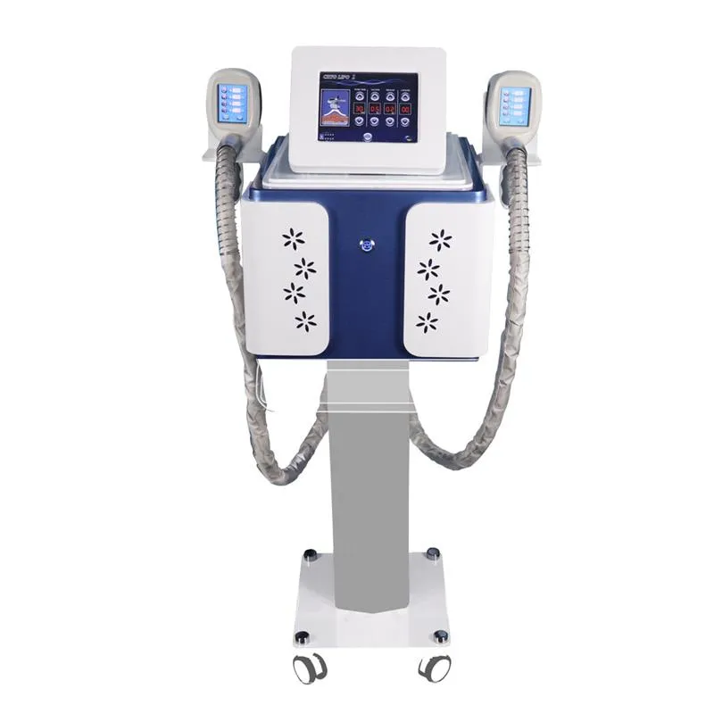 Draagbare Cryolipolysis Fat Bevriezing Afslanken Machine Cryotherapie Body Shaping Gewichtsverlies Vetverwijdering met twee handvat