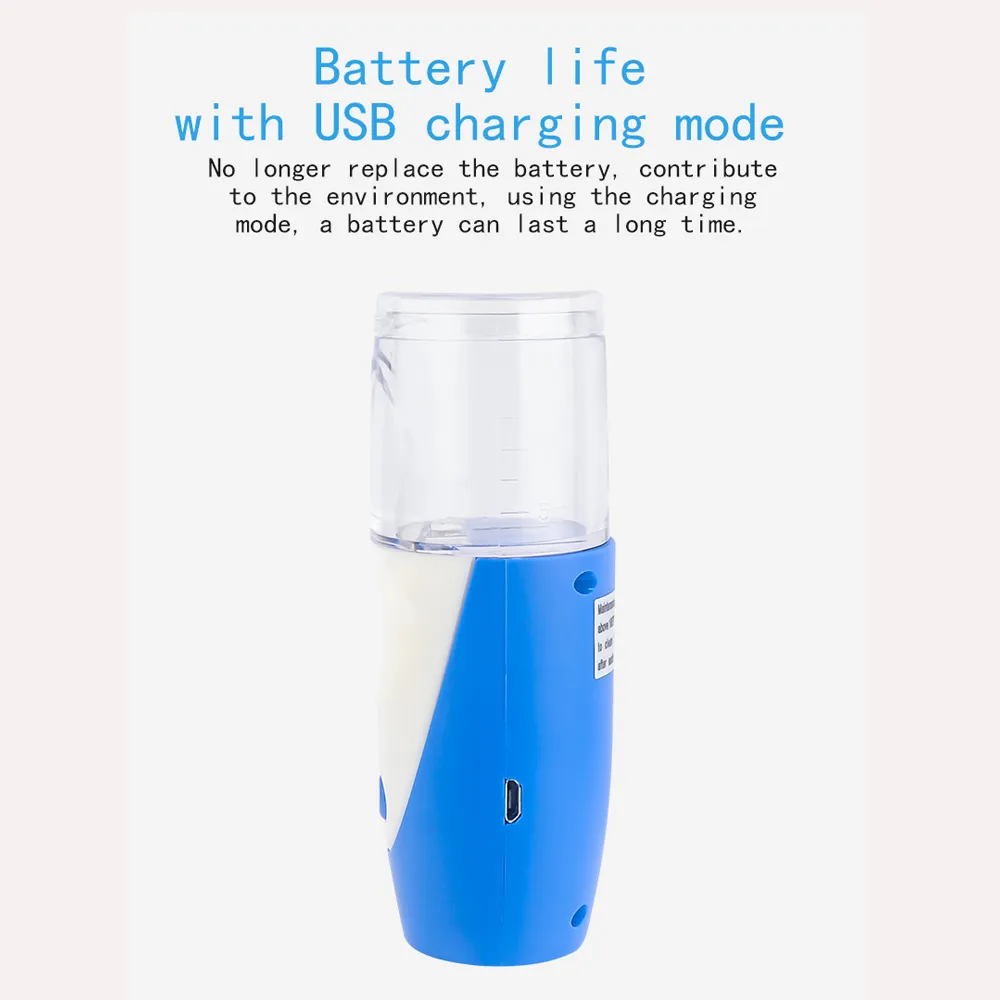 New Health Mini Handheld portable Inhale Nebulizer silent Ultrasonic  inalador nebulizador Children Adult Rechargeable Automizer