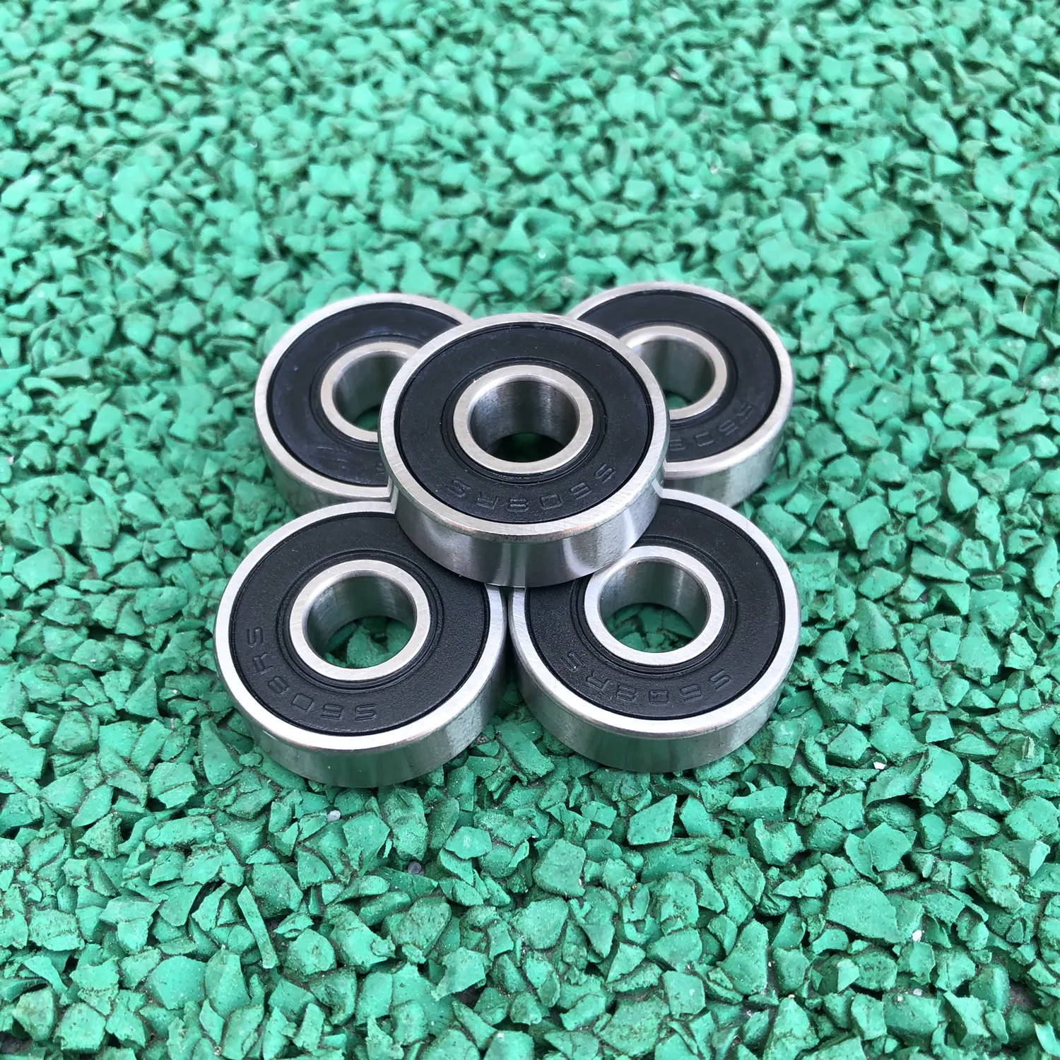 100pcs/lot 605-2RS 605RS 605 2RS RS 5x14x5mm Deep Groove Ball bearing Miniature Rubber seal for 3D printer parts 5*14*5mm