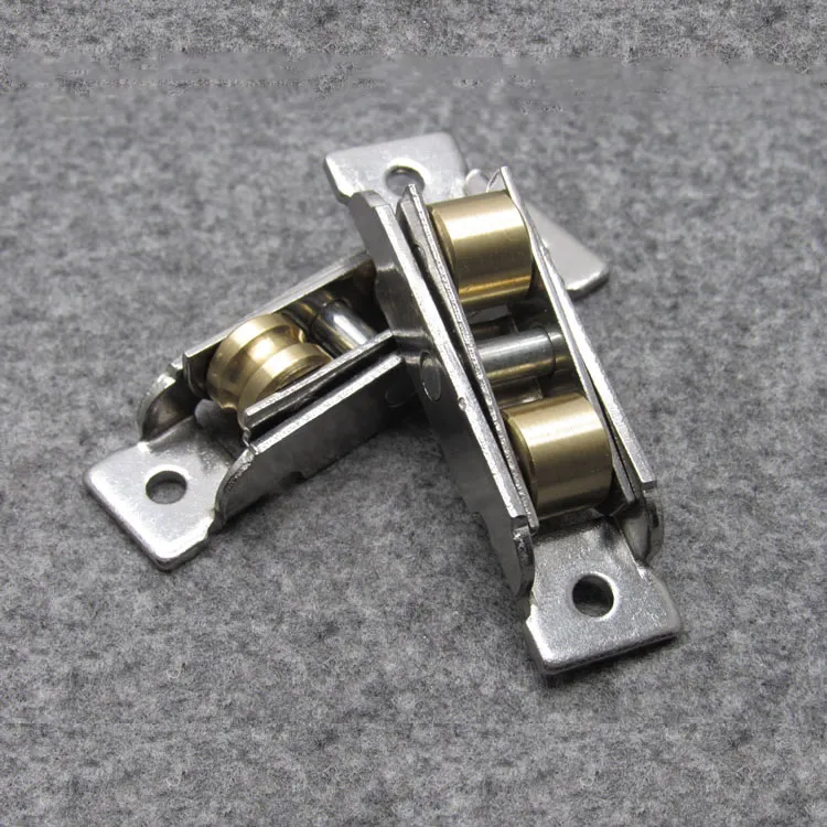 Rouleaux De Porte Coulissante Sans Effort – Roues En Laiton Et Inox, Pour Portes De Douche Et Meubles