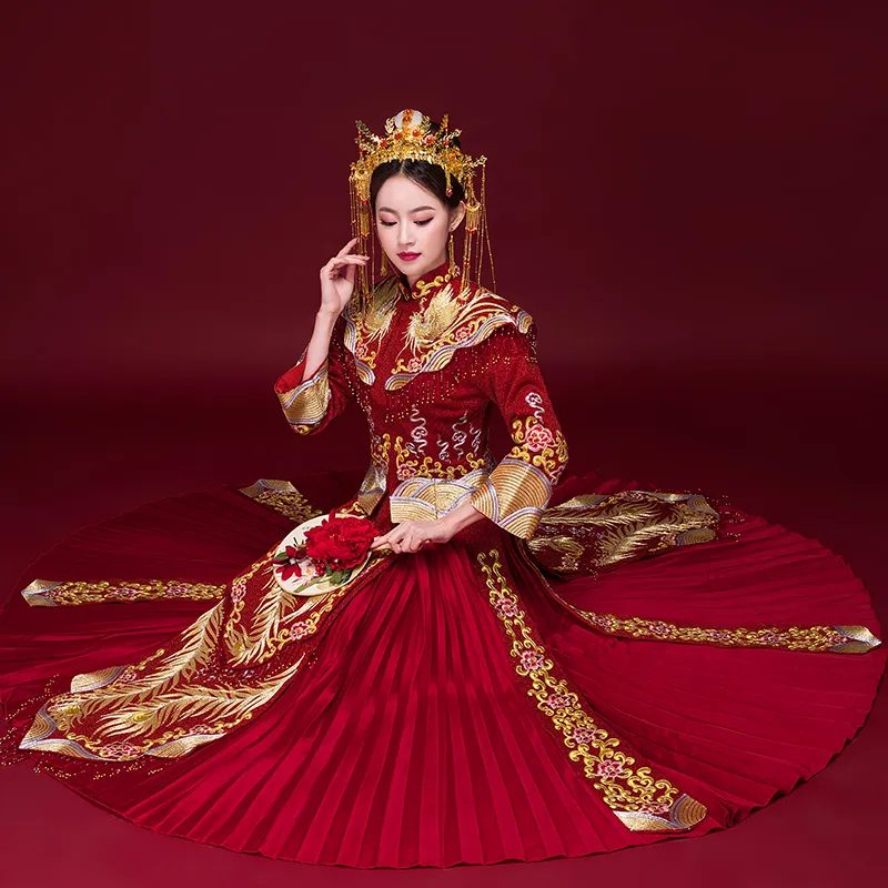 Vestidos de sales noiva baratos chineses