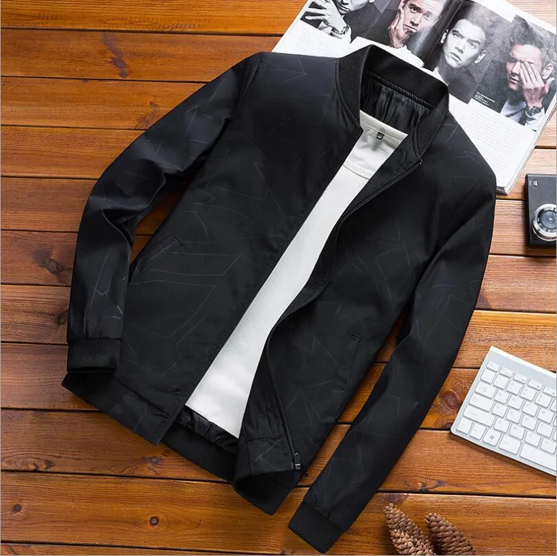 Fashion 2019 New Pp20149 Spring New Masters Bomber Zipper Jacket Male Casual Street Hip Hop Slim Fit Pilot Coat Men s Clothing