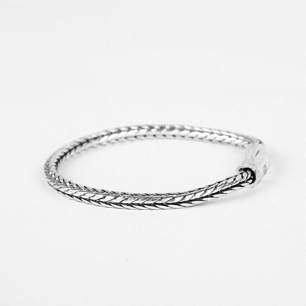 Fashion-Buddha Bracelet Rope Chain Ancient Silver Color Bangle Trendy Fashion Women's Jewelry Wholesale B1019-8 S915