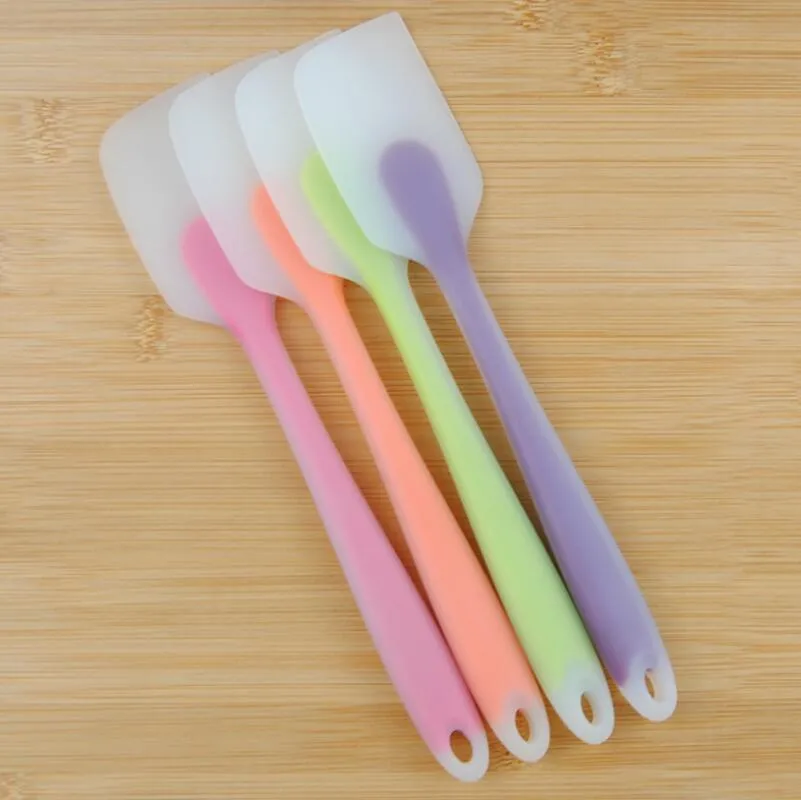 Gadget de cuisson outil de cuisine en silicone 21 cm, spatule douce et sans couture, grattoir à crème au beurre, brosse de cuisson, offre spéciale, livraison gratuite LX6355