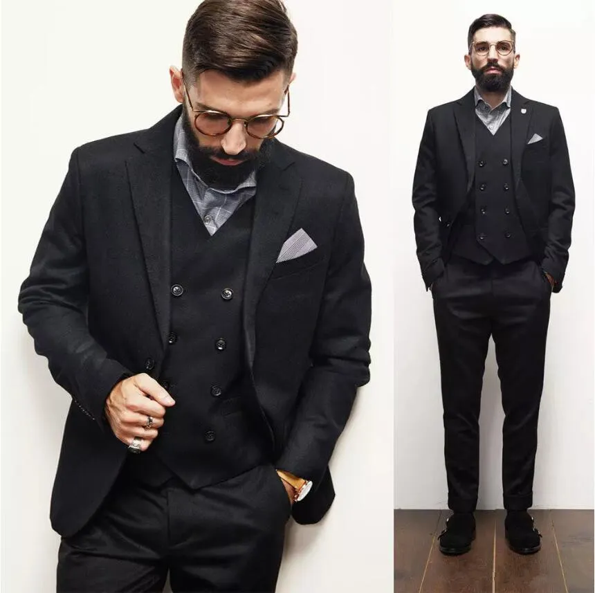 2019 Smokingi ślubne 3 sztuki Garnitury Sprzedane Oddzielnie Blazer Waistcoat Spodnie Tuxedos Party Groom Najlepszy człowiek Garnitury (Kurtka + Spodnie + Kamizelka) Gorąca Sprzedaż