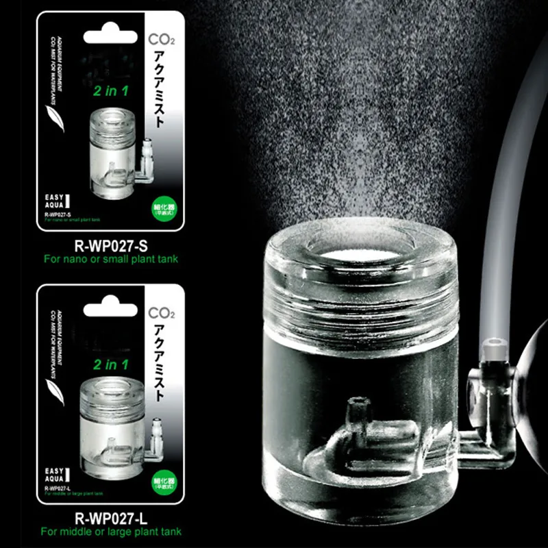 2 In 1 Acryl CO2 Diffusor + Blasenzähler Für Aquarium