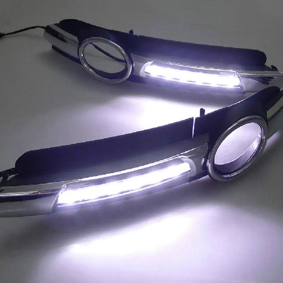 LED Daytime Running Lights For Audi A6 C6 2005 2006 2007 2008 Car DRL