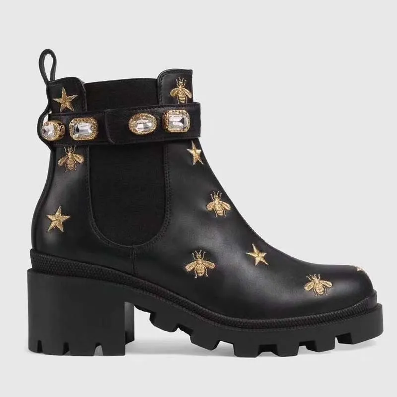 Ladies Short Boots 2018 Designers Womens Shoes High Heeled Womens Boots With Metal Buckles Leather Fashion Boots From 76 26 DHgate