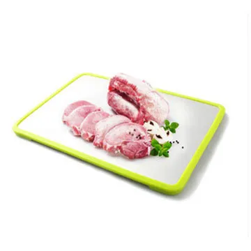 Plateaux de dégivrage rapides 9 fois rapides Dégivrage rapide et sain Plaque de décongélation double face Produits de cuisine créatifs Plaque de décongélation