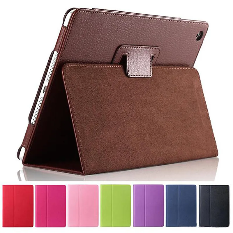 För iPad 2 3 4 Case Auto Flip PU Läder Skydd för ny iPad 10.5 10.2 Smart Stand Holder Case