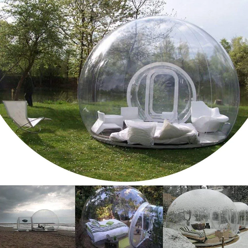 MAISON ET JARDIN : bulle gonflable géante transparente prix