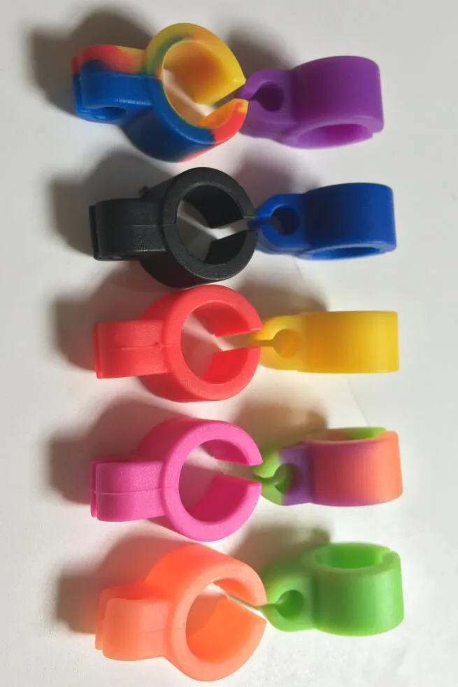 Silicone Cig Holder Ring Stent Tobacco Holder... From Flameelectronics,  $0.34