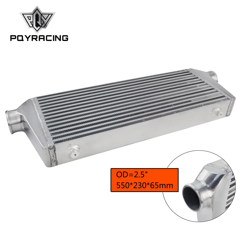 PQY - 550 * 230 * 65mm Universal Turbo InterCooler Barlate OD = 2,5 "Przednie montaż Montażu PQY-IN813-25