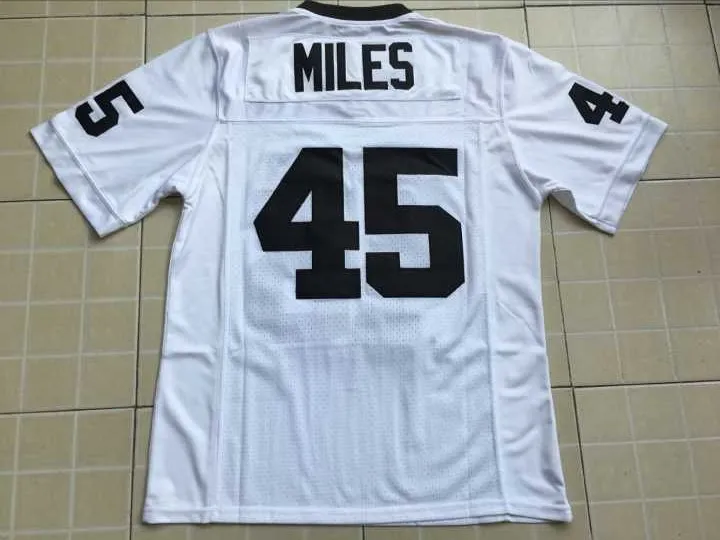 45 Boobie Miles Friday Night Lights American Football Jerseys With C Patch #35 Boobie Miles Men`s High School Jersey Swen Stitch