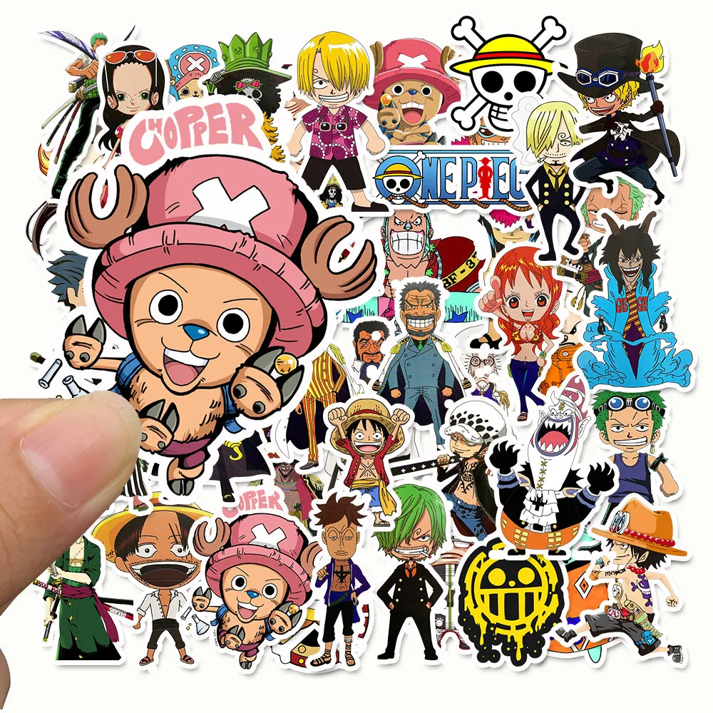 Car Stickers On Piece Cartoon For Laptop Skateboard Pad Bicycle