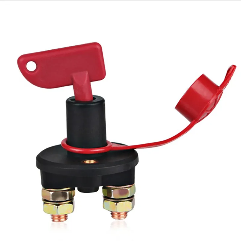 Huazu 300A Marine Battery Cut Off Switch – Red Safety Switch For Car, RV, Trailer & Boat