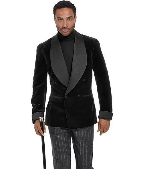 NOVO BLACE VELVET GOOM TUXEDOS